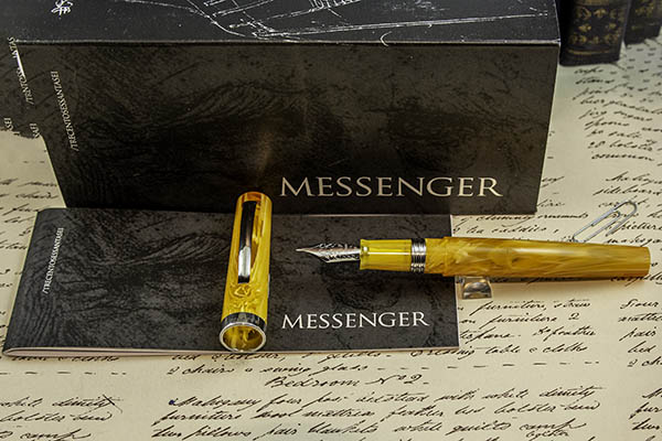 Messenger in white