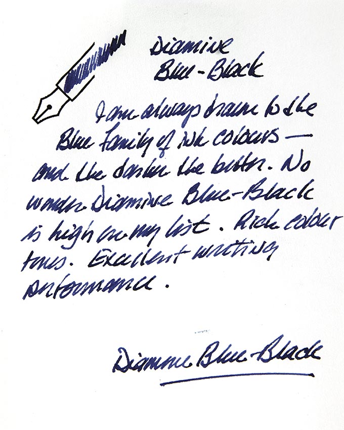 Diamine Blue Black
