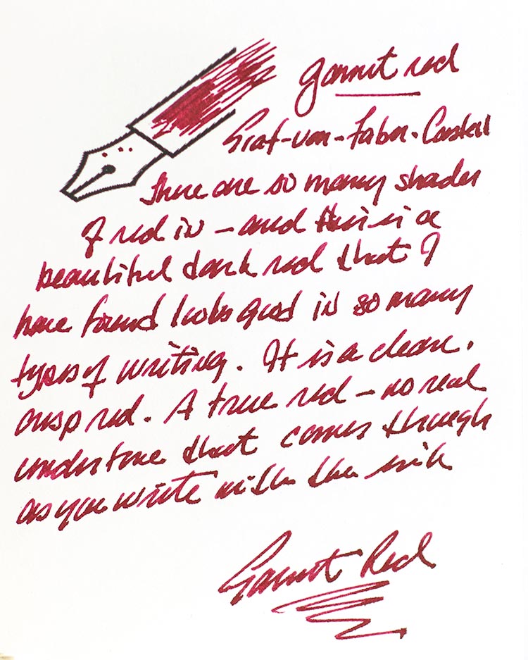 Graf-von-Faber-Castell Garnet Red
