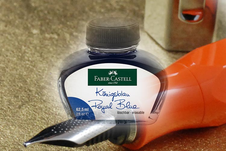 Regular Faber-Castell ink bottle