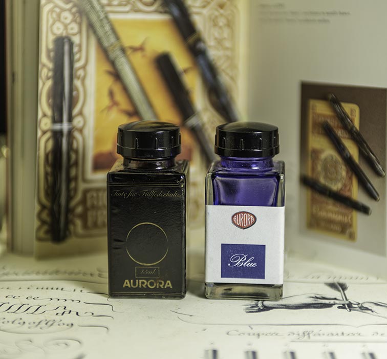 Aurora ink bottle - tall