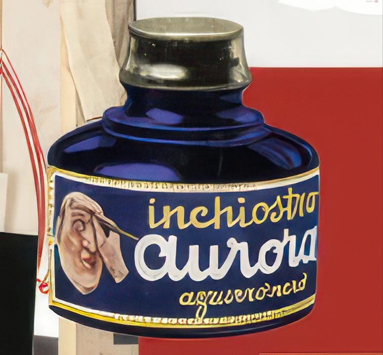 The original Aurora ink bottle
