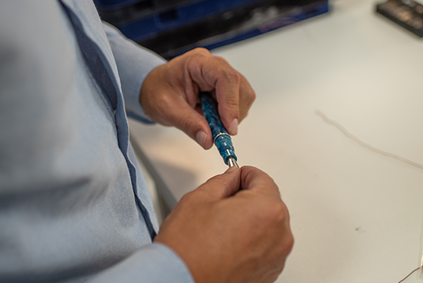 Hand worik with pens