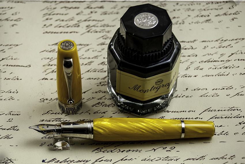 Montegrappa Miya Yellow Celluloid