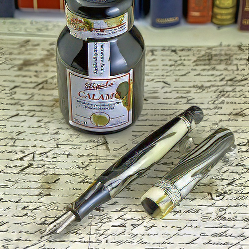 Stipula Eutruria Magnifica Pirite fountain pen - glennspens.com