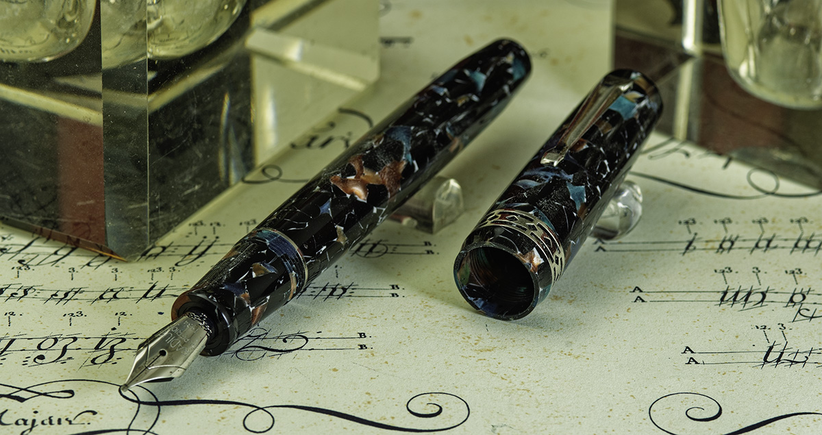 Radius 1934 Settimo Marmo fountain pen
